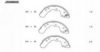 NIPPARTS J3509005 Brake Shoe Set
